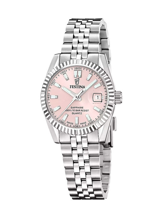 Festina Women's Watch Battery with Silver Stain...