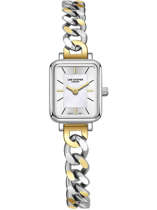 Lee Cooper Tone Womens Watch Battery with Silver Metal Bracelet