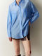Long Sleeve Women's Shirt Light Blue
