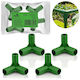 Smartic Bamboo Garden Fence 4 Pieces Green
