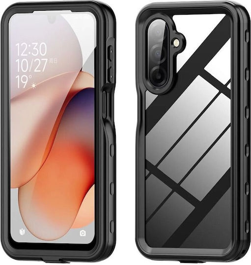 Shellbox 360 Full Cover Σιλικόνης / Πλαστικό Αδιάβροχο Μαύρο (Galaxy A17)