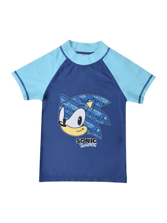 Disney Sonic Kids Swimwear Rashguard Blue