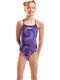 Arena Kids One-Piece Swimsuit Black-team Purple