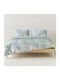 Kentia Gigi Cotton Satin Duvet Cover Set 220x240cm Super King with 2 Pillowcases Kentia