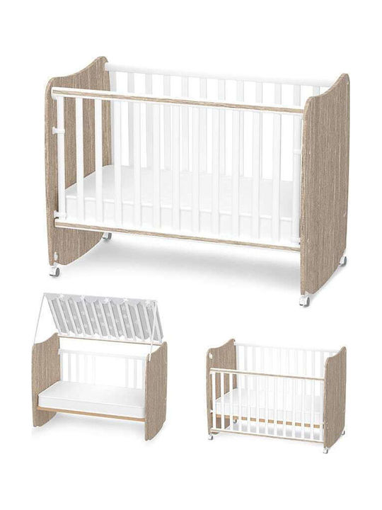 Lorelli Cabrio Babybett Weiß mit Matratze 120x1...