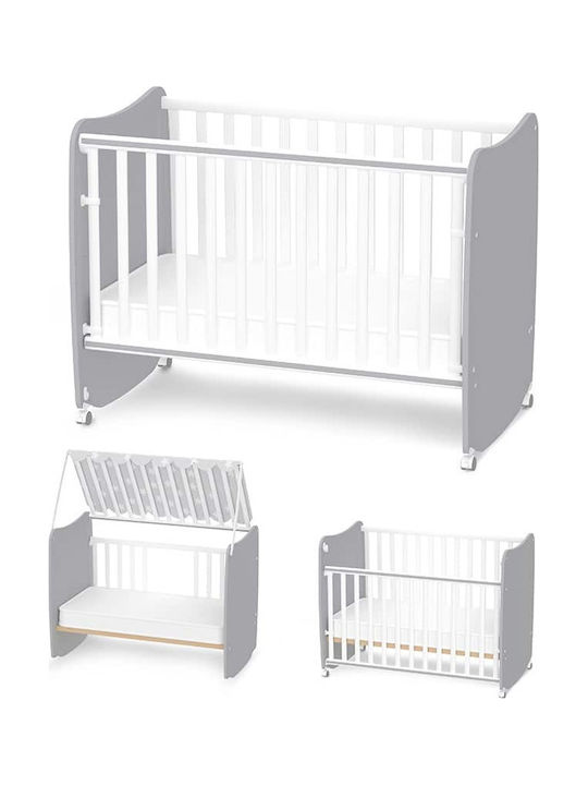 Lorelli Cabrio Babybett Weiß mit Matratze 120x1...
