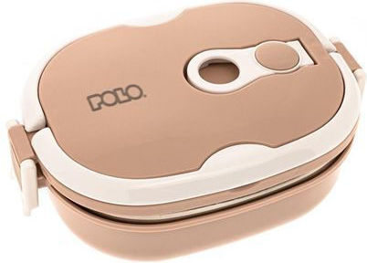 Polo Δοχείο Φαγητού Ασημί 800ml