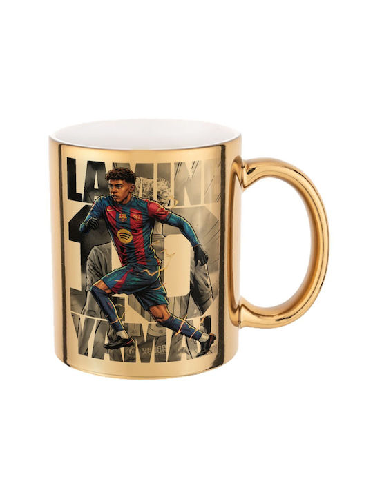 Koupakoupa Lamine Yamal Ceramic Mug Gold 330ml
