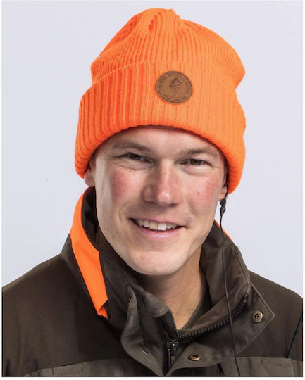 Windy Vollgesicht Unisex Fleece Strickmütze in Orange Farbe