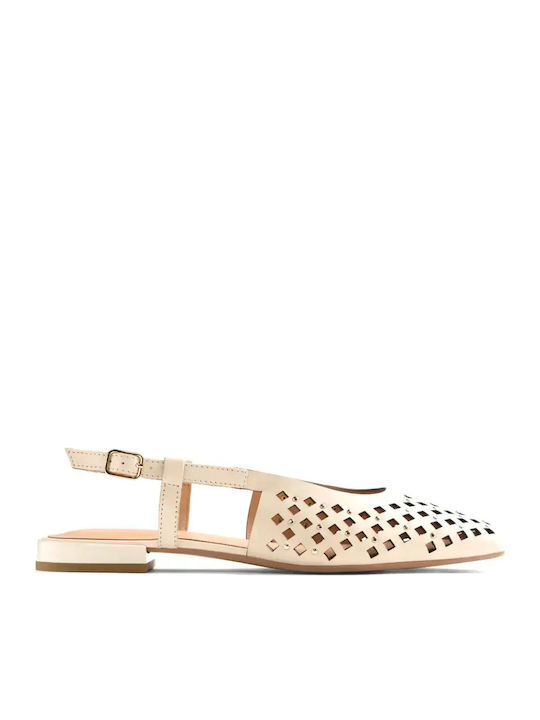 Gioseppo Leather Women's Ballerina Shoes In Whi...