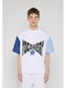 T-shirt Brightwhite/truenavy/brunnerablue RWTS116-21415