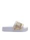 Lotty Slides in Gold Colour