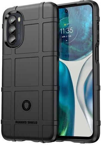 Rugged Shield Back Cover Negru Moto G52