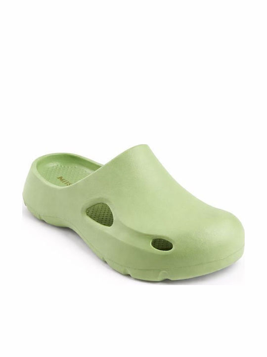 Mitsuko Women's Green Clogs