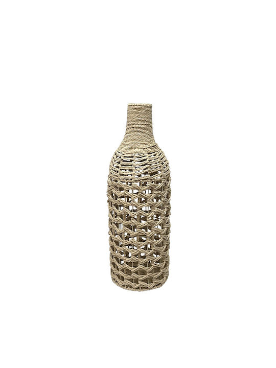 Marhome Decorative Wicker Brown Vase Y60cm