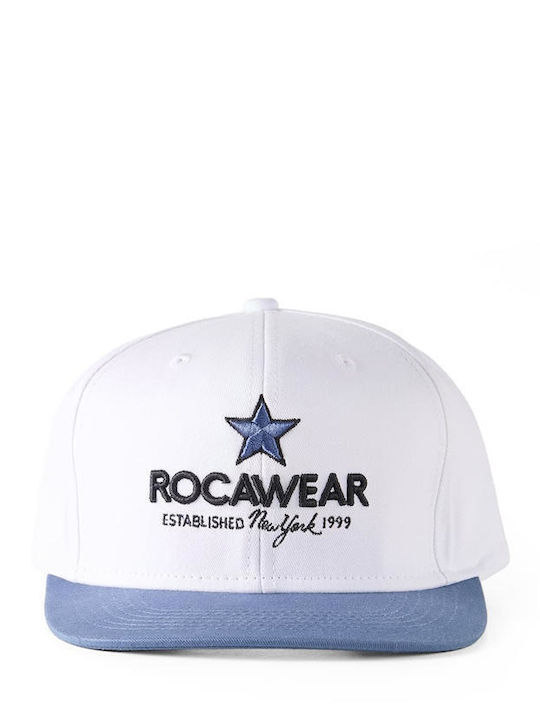 Rocawear Rocafella Șapcă Snapback Alb Strălucitor Bleumarin Adevărat Unu