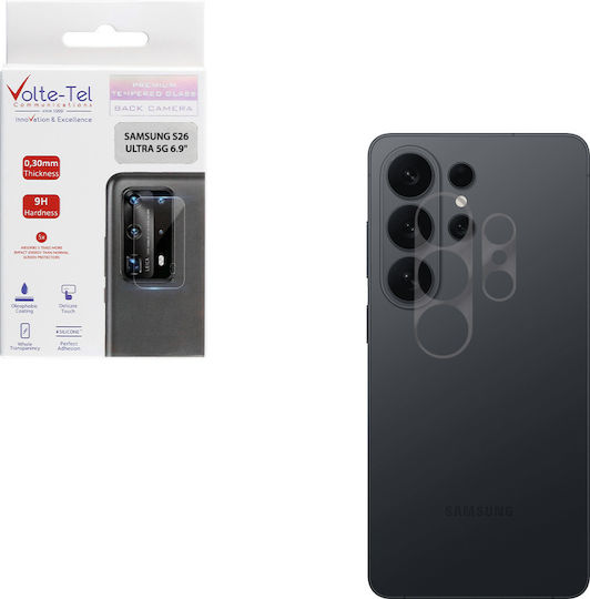 Volte-tel Закалено Стъкло Samsung S26 Ultra 5G 6.9" 9H 0.25mm 3D Извито Камера Прозрачно