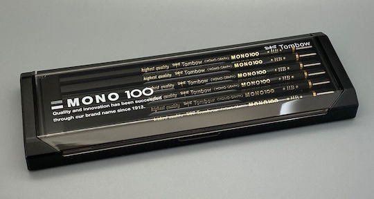 Tombow Wooden Pencils Mono 100 Highest Quality 12pcs 4901991000092 Nibs 6b