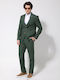 Men's Groom's Suit with Vest Green