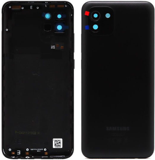 Battery Cover Samsung A035g Galaxy A03 Black Original