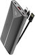 Woox MX0131 Power Bank 10000mAh 22.5W με Θύρα USB-A και 2 Θύρες USB-C Power Delivery Μαύρο