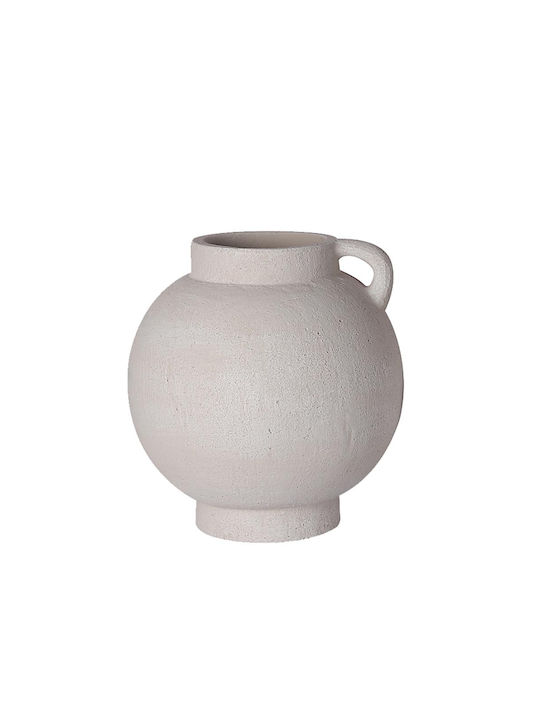 Zaros Vază Decorativă Din Ceramică Albă