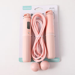 Electronic Jump Rope with Meter Dual-use Small Pink Balls Electronic Jump Rope with Meter Dual-use Small Pink Balls