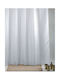 Import Hellas Rigone Κουρτίνα Μπάνιου Υφασμάτινη 180x200cm Λευκή