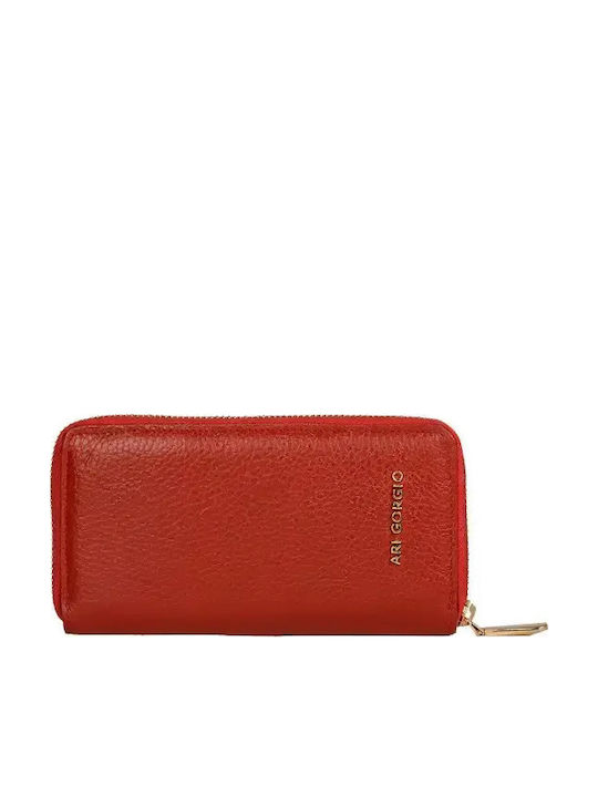 Leather Women's Wallet Red