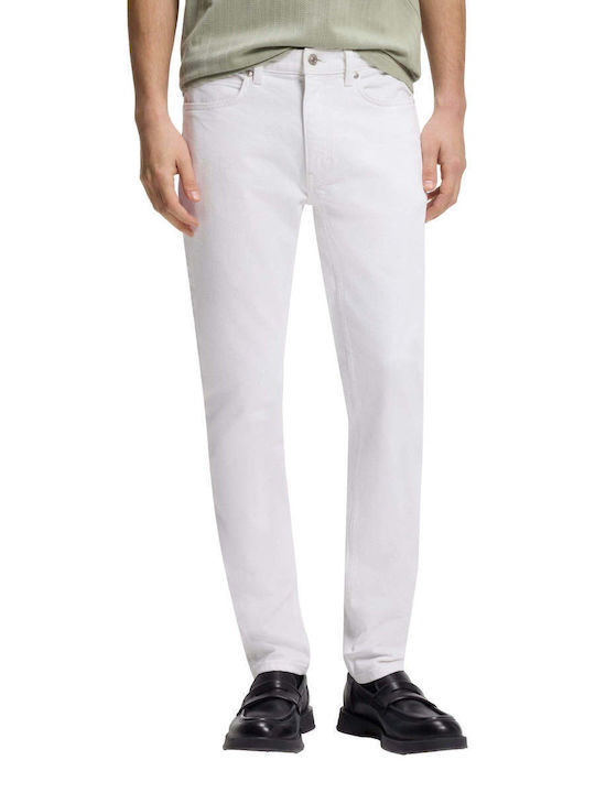 Men's Slim Fit White Jeans