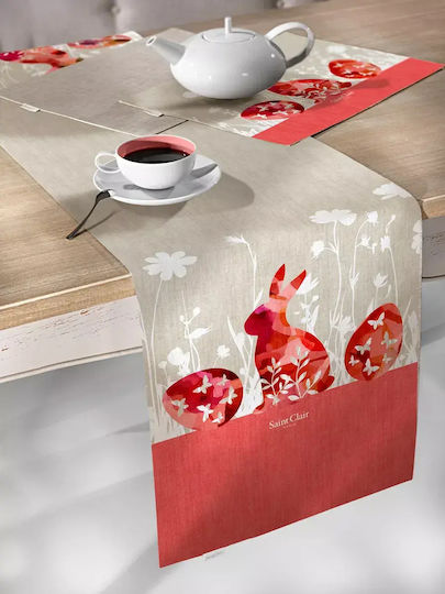 Τραβέρσα Runner Easter 24 40χ160 Saint Clair 126-red