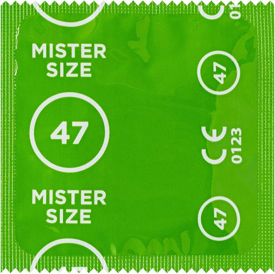 Mister Size Προφυλακτικά 1τμχ 47mm Λεπτά για Φυσική Αίσθηση