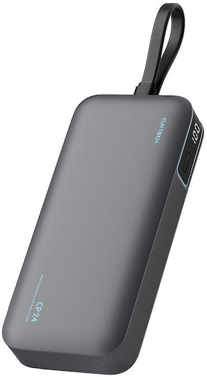 Cuktech LPB200N Power Bank 20000mAh 40W with USB-A Port and USB-C Port Gray