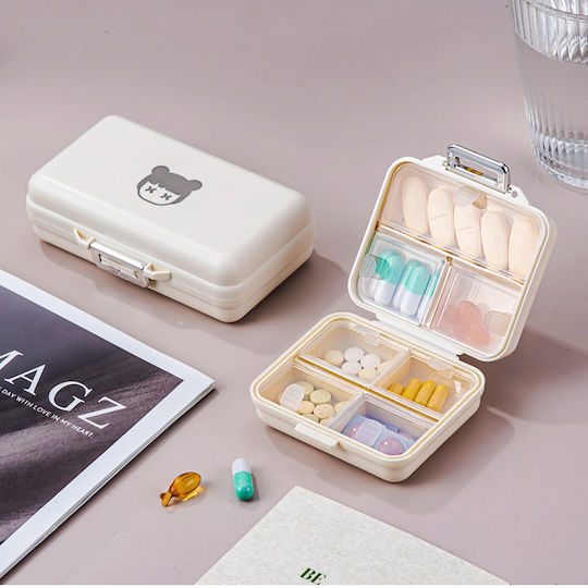 Einfaches Rechteckiges Pillenorganisator-Box mit 7 Fächern