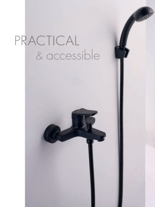 M&Z Rubinetterie Black Bath Mixer Faucet