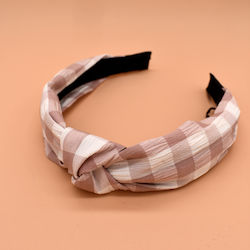 Pink Plaid Headband