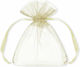 Large Fabric Transparent Gift Pouch 10x15cm 100 Pieces
