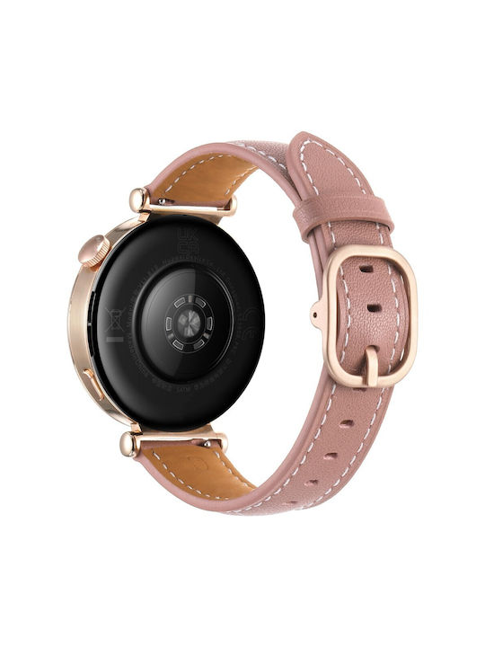 Leather Pink Strap (Huawei Watch GT 6 41mm)
