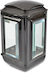 Memorial Candlestick Square Crystal Color Black Pearl Size 27x15cm