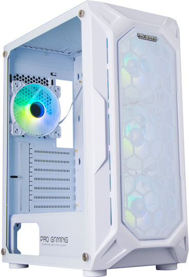 ProGaming Hive Desktop PC (i5-14600KF/32GB DDR4/2TB SSD/GeForce RTX 3050/Windows 11 Home) Alb Gheață