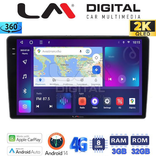 LM Digital Автомобилна Аудио Система За Nissan Primera 2002 > 2008 Bluetooth USB Вграден Wi-Fi GPS Apple CarPlay Android Auto