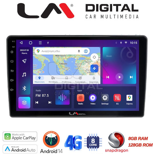 LM Digital Автомобилна Аудио Система За Nissan Primera 2002 2008 Bluetooth USB Вграден Wi-Fi GPS Apple CarPlay Android Auto