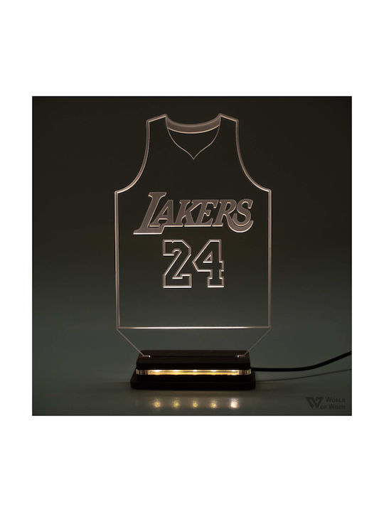 World of Wood Decorative Table Lamp Nba Jersey ...
