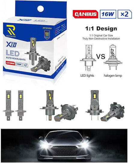 Car Lamp H7 Canbus LED 16W