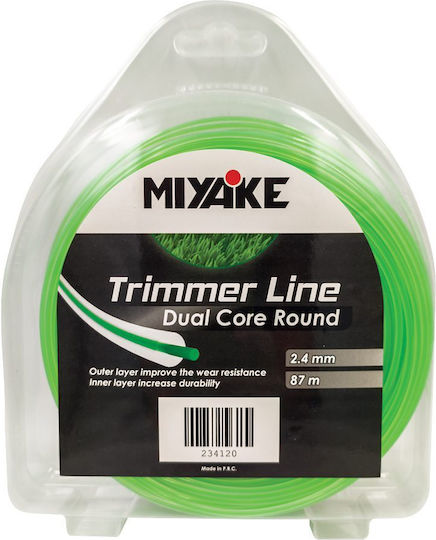 Miyake 234121 Round Trimmer Line Length 69m and Thickness 2.7mm