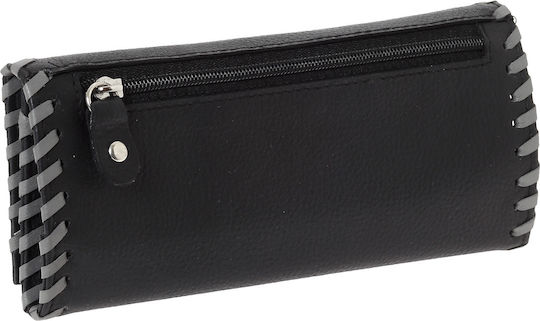 Lavor Tobacco Pouch Made of Artificial Leather with Magnetic Closure 16.5x7.5cm Tobacco Pouch Black