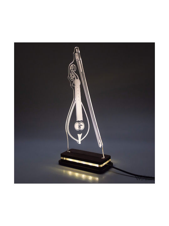 World of Wood Decorative Table Lamp Cretan Lyra...