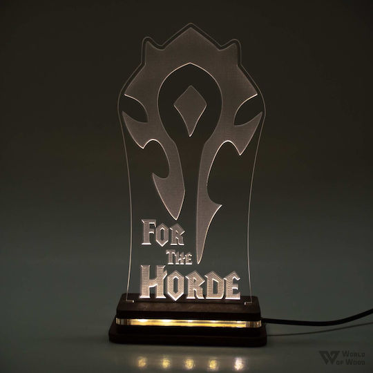 World of Wood Φωτιστικό World Of Warcraft Horde LED