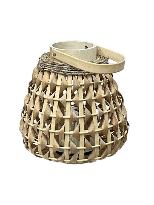 Marhome Bambus Laterne Braune 26x26x25cm