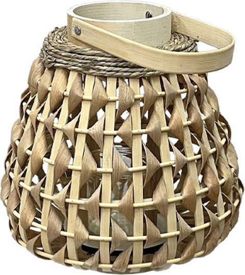 Marhome Φαναράκι Bamboo Καφέ 26x26x25εκ.